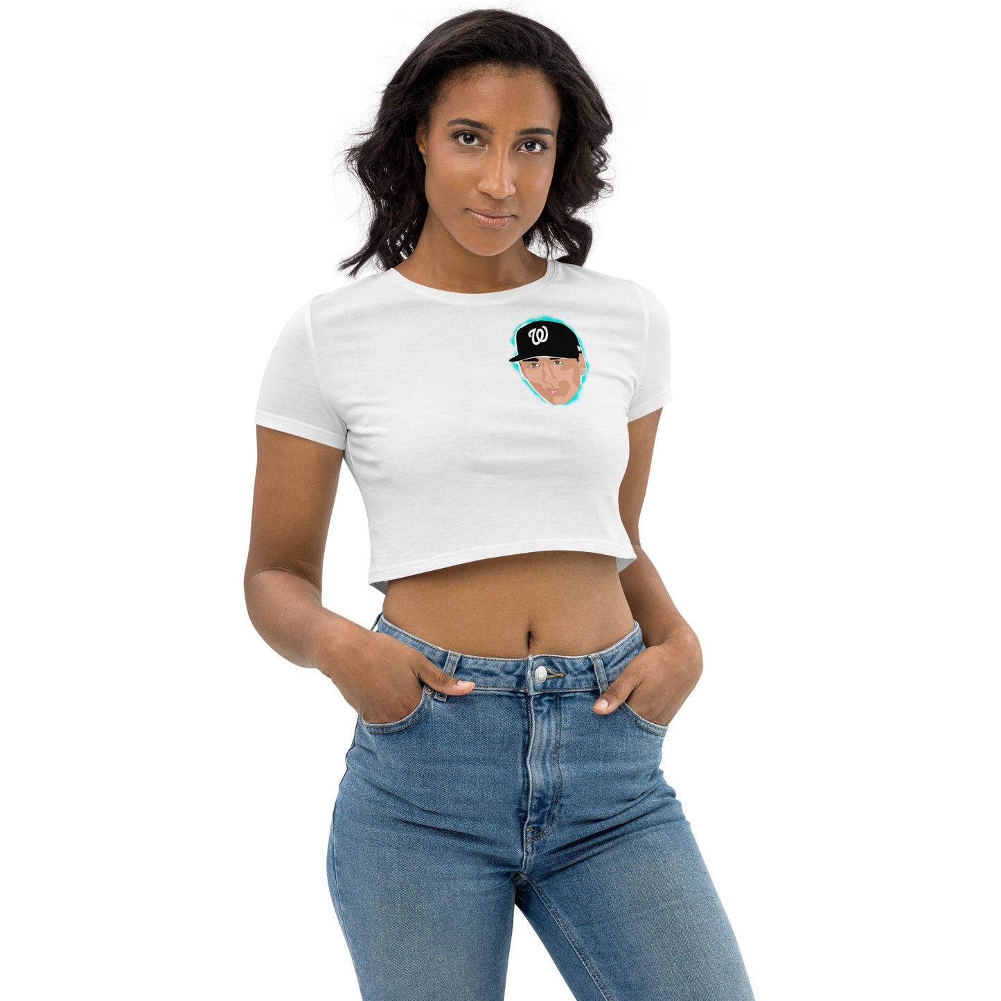 Jfromriv Face Logo Crop Tee