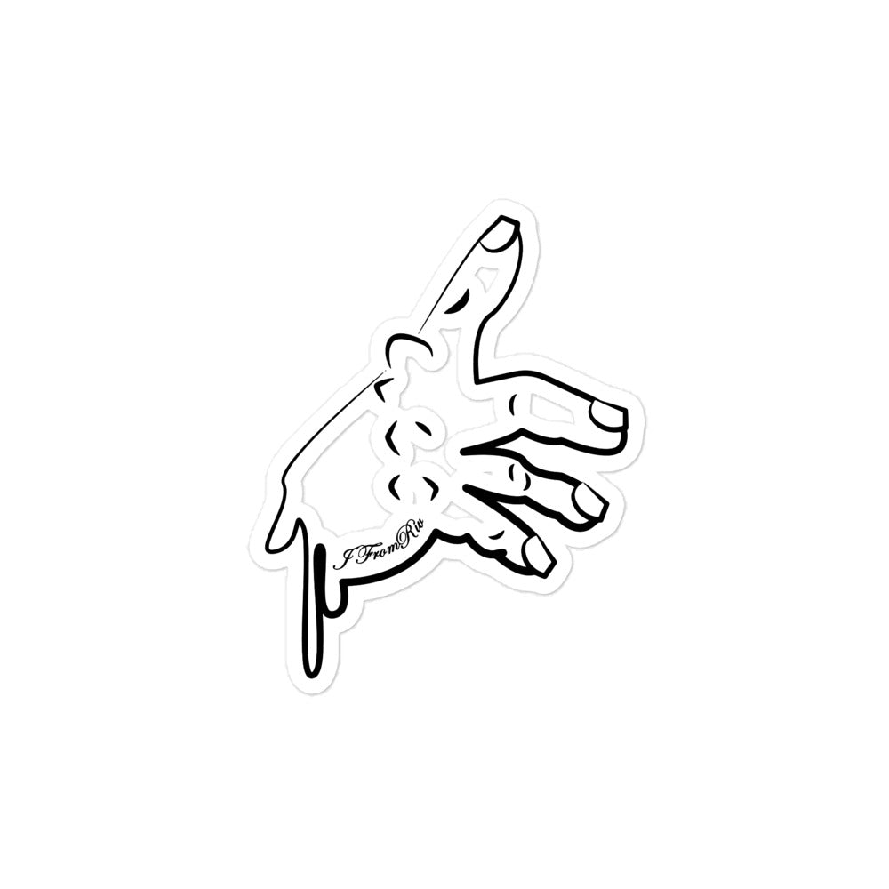 Jfromriv IE Hand Logo Sticker