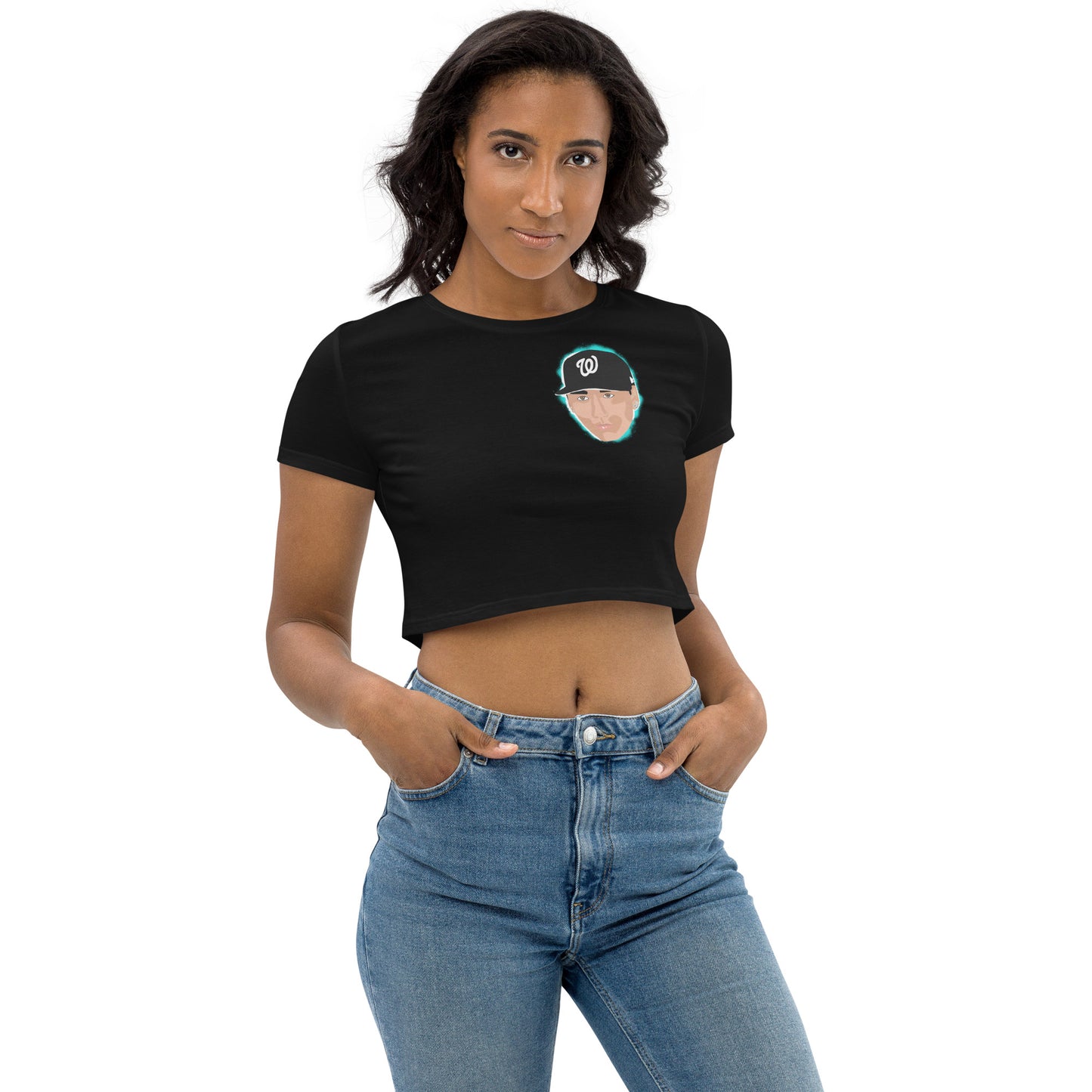Jfromriv Face Logo Crop Tee