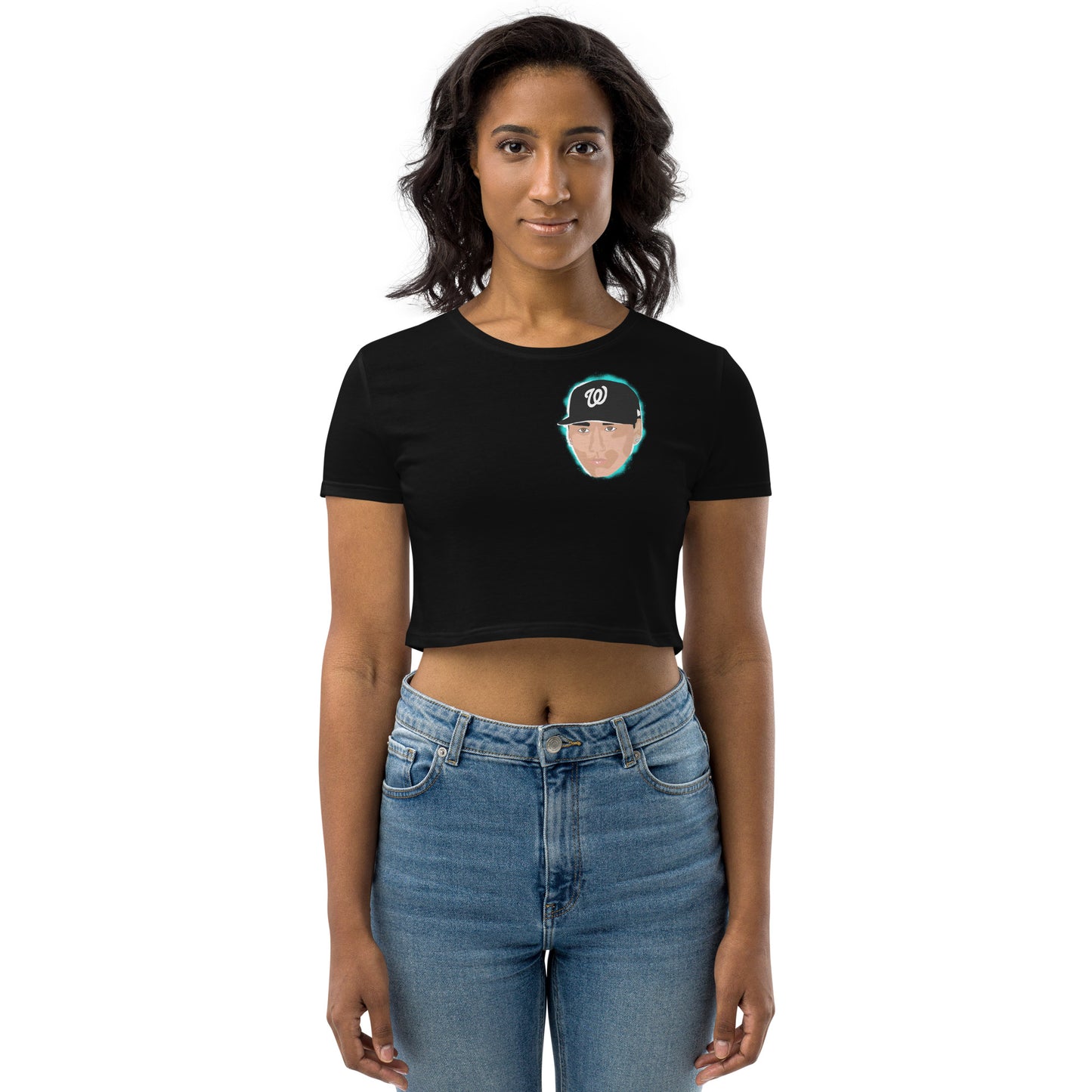 Jfromriv Face Logo Crop Tee