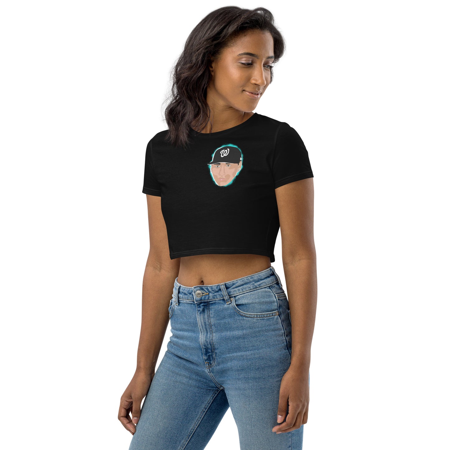 Jfromriv Face Logo Crop Tee
