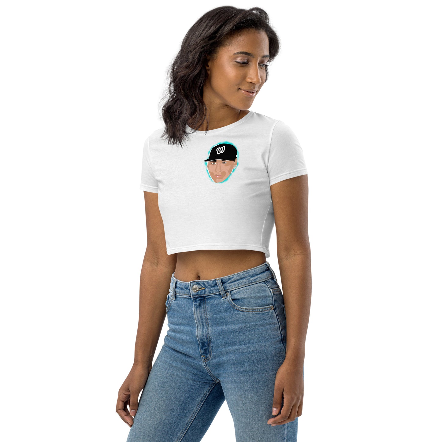 Jfromriv Face Logo Crop Tee
